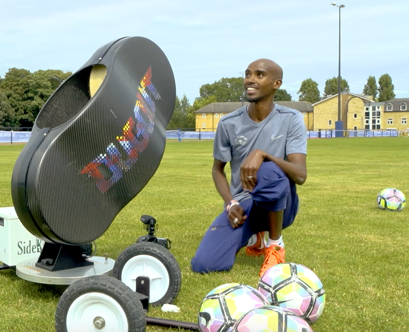 Mo Farah Dugout Touch challenge